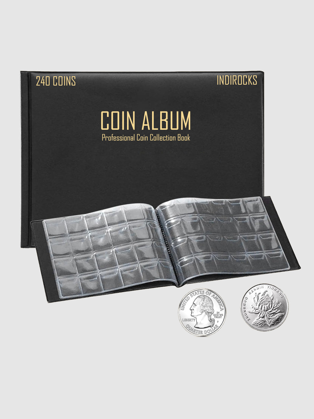 240 Pockets Coin Collection Album