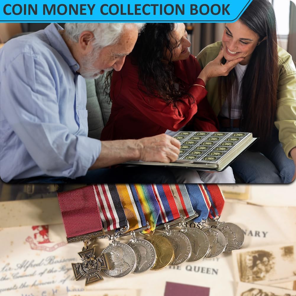 240 Pockets Coin Collection Album