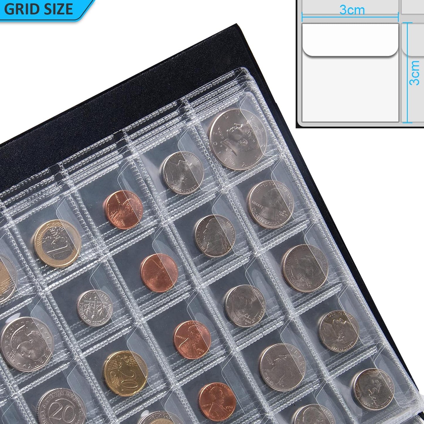 240 Pockets Coin Collection Album