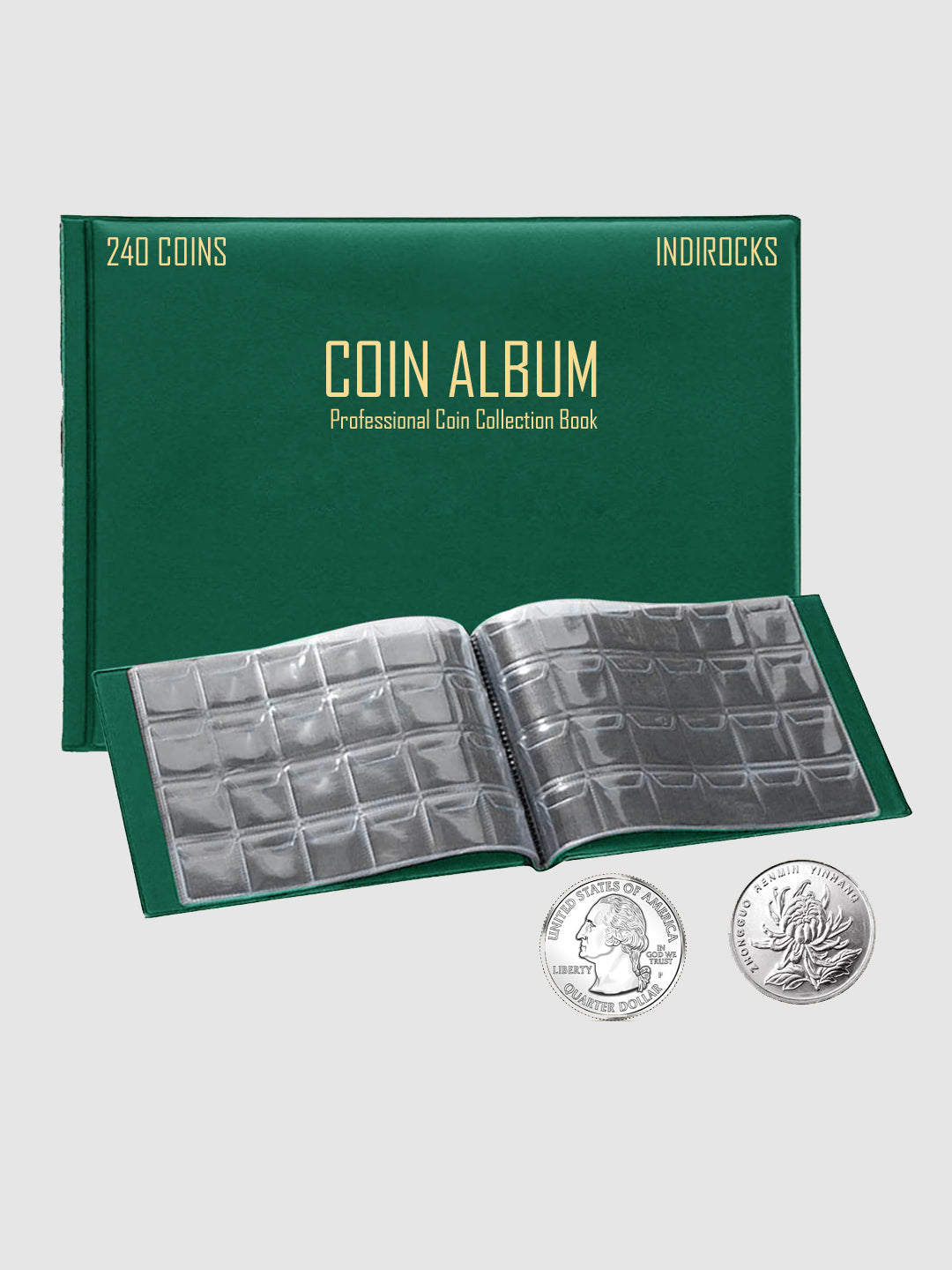 240 Pockets Coin Collection Album