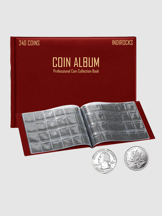 240 Pockets Coin Collection Album