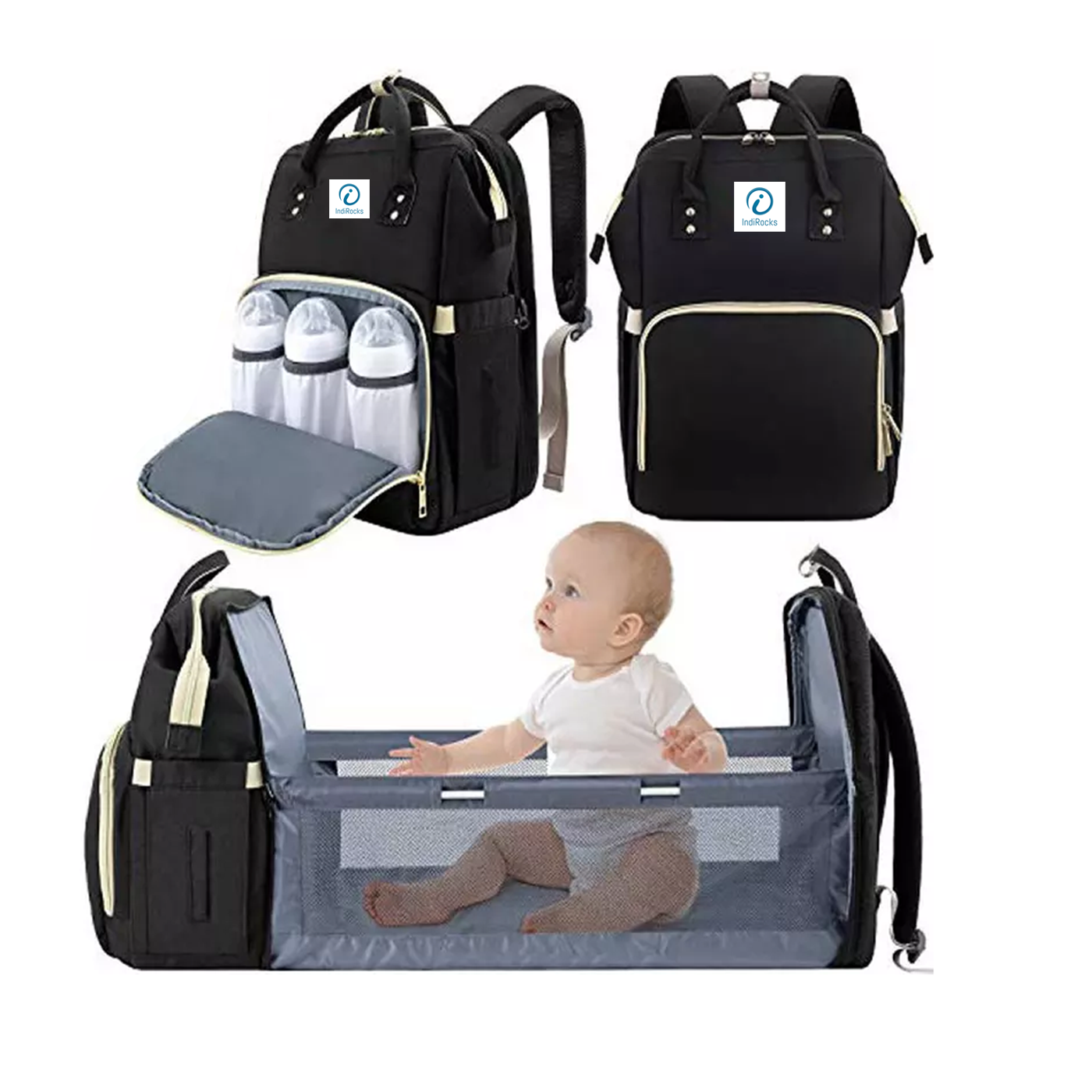 Diaper Bag Backpack Foldable